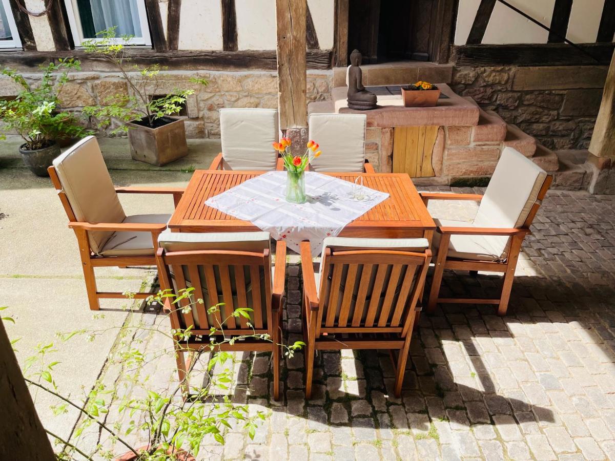 Auszeit - Historisches Ferienhaus In Der Suedpfalz Dierbach Ngoại thất bức ảnh